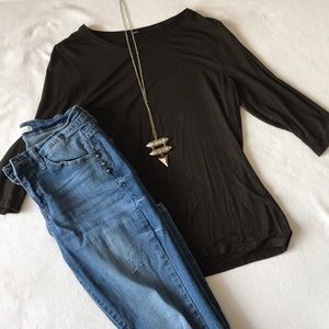 Tahari 1/2 Length Sleeve Shirt